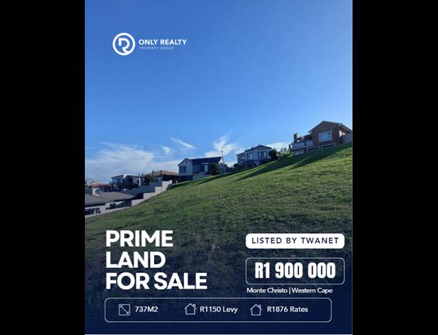 600M² VACANT LAND FOR SALE IN MONTE CHRISTO